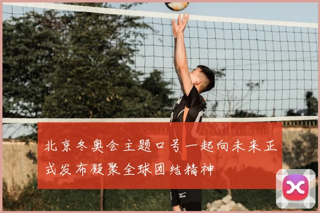 北京冬奥会主题口号一起向未来正式发布凝聚全球团结精神